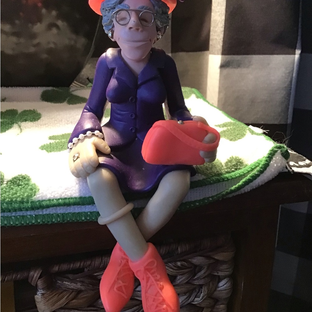Hallmark home decor shelf sitter retirement stunning comically beautiful unique